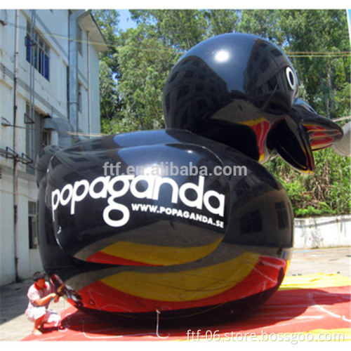 Giant inflatable promotion black duck